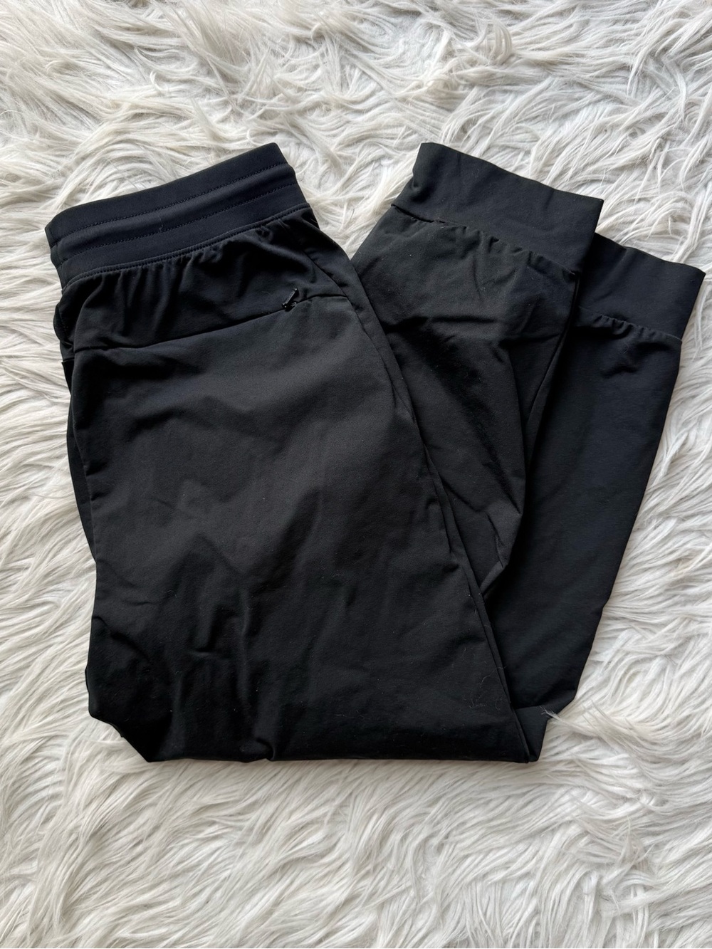 Uniqlo DRY-EX Stretch Jogger Pants Women XS Black Athletic Athleisure